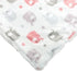 EVERYDAY KIDS Large Ultra Soft Gray and Pink Elephant Minky Baby Blanket for Girls Mink and Sherpa Toddler and Baby Girl Blanket Measures 30 x 40”; Trendy Animal Elephant Baby Nursery Decor by EVERYDAY KIDS