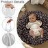 Hechitok Leopard Print Removable Newborn Lounger Cover Nursing Pillow Slipcover Soft Snug Fits Baby Lounger