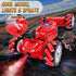 Pristar RC Stunt Cars, Gesture Sensing Remote Control Car Toys for Boys and Girls, 2.4Ghz with Spray Lights Music, 360°