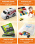 26pcs 3 4 5 Coogam Alphabet Maze, Pull Back Car with Play Mat Preschool Letter Matching Game for Years Old, Montessori
