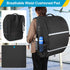 Car Seat Stroller Travel Bag for Doona - Padded Backpack with 8mm Pearl Cotton, Black