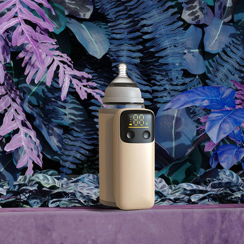 BTSEURY Bottle Warmer, Baby Milk Bottle Warmer, USB Rechargeable Temperature Control Portable Universal Travel Baby