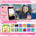 3 4 5 6 7 8 9 8GB Kids Phone for Girls Toys, Gifts for Year Old Girls Boys Christmas Birthday Kids Toys, Touchscreen