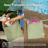 2pcs, haakaa Waterproof Wet Bags for Baby Wet Dry Bags for Cloth Diaper, Swimsuit & Travel, Grass