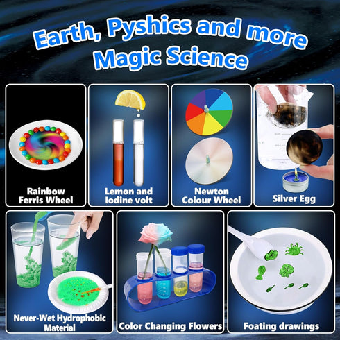 250+ Set, UNGLINGA Science Experiments Kits for Kids, Boys Girls Toys Birthday Gifts Ideas, Chemistry S.T.E.M