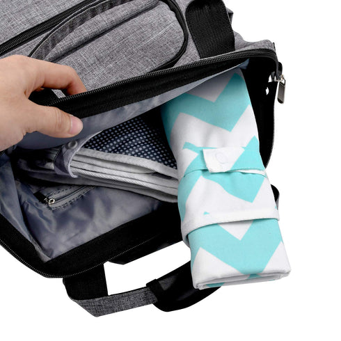 Portable Changing Pad, 2 Pack Baby Waterproof Diaper Changing Mat for Home and Travel