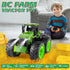 BAYSING 3-5, 3,4,5,6,7 3-7 Remote Control Tractor Toys for Kids Light Up Monster Trucks Toy for Boys Year Old, Toddlers