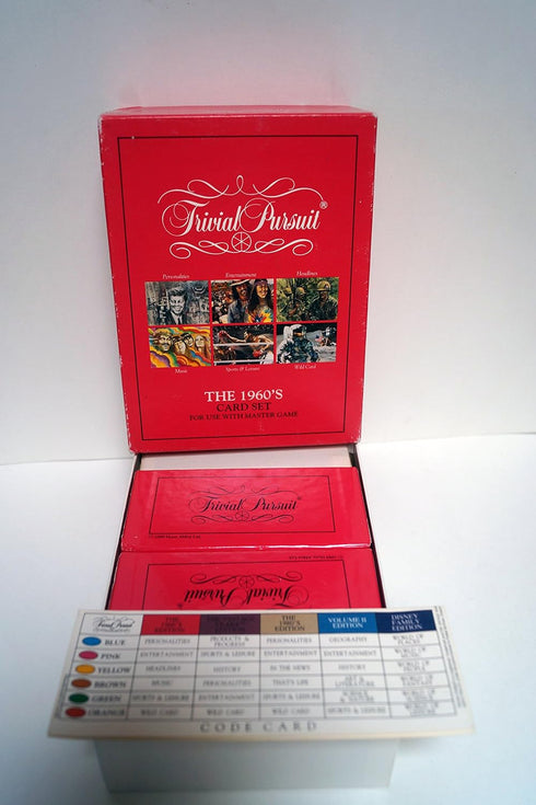Trivial Pursuit - The 1960's Card Set by Parker Brothers, for Master Game