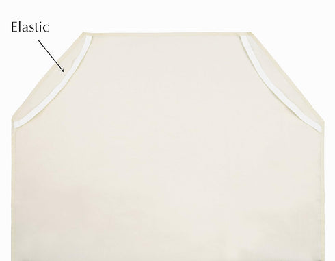 American Baby Company 2-Pack 100% Natural Cotton Percale Toddler Cot Sheet 23" x 40" - Soft Breathable Cream