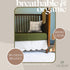 White Scalloped Crib Skirt Ruffle (Front/Two Sides) Adjustable Linen Cotton Blend, Neutral Baby Bedding for Boys