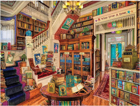 White Mountain Puzzles Readers Paradise - 1000 Piece Jigsaw Puzzle