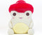 Cuddle Barn PlushGoals - Hug Sized Wawa The Froggie Soft Red Mushroom Stuffed Animal, 15 Inches