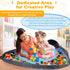 15" 15" 16" SAM AND MABEL XXL Toy Storage Organizer with Play Mat x x Storage Bin for Kids' Playroom, Foldable Nursery