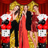 Hollowfly 54 6 11inch 12 Pcs Casino Theme Party Decoration Including Pcs Large Casino Dice Boxes Pcs Poker Playing