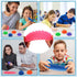 AHHSOY 5 Pack 8-12, 3D Mini Fidget Worm Toys for Kids Elastic Mesh Stress Relief Sensory Toy, Bulk Fidgets for Adults