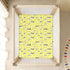 miaozhen 1 Pack 52x28 Cotton Baby Crib Sheets Soft Farm Animal Cow Flowers Colorful Crib Mattress Sheet for Nursery