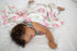 Copper Pearl Large Floral Knit Baby Swaddle Blanket - Grace Design