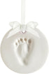 Pearhead My First Christmas Ornament Baby Handprint or Footprint Kit, DIY Clay Keepsake, Gift for New and Expecting