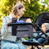 Homlynn Universal Stroller Organizer, Stroller Large Storage Bag with Cup Holders & Shoulder Straps & Detachable