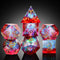 Shiny D&D Dice - Handmade Double Layers Sharp Edge Die with Gift Case for Dungeons and Dragons