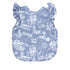 6m-3T BapronBaby Flutter Savanna Blue Bapron - No Neck Tie Safer Bib for Baby & Toddler - Soft Waterproof Stain