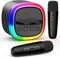 Kids Karaoke Machine, Mini Portable Bluetooth Speaker with 2 Wireless Microphones, Gift for 4-12+ Years Old