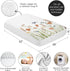 Sweet Jojo Designs Fitted Baby Crib Sheets (Multicolor Boho Floral) for Girls, Infant Nursery, Toddler Room - Standard