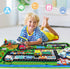 Set 1 10 47x30inches Dr.Rapeti Soft Toy Car for Babies Infants Toddlers Kids Oversize Play Mat Soft Toy Cars Washable