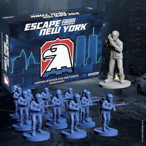 Pendragon Studios: Escape from New York: US Police Forces Expansion, Hero Strategy Board Game for Ages 14+