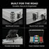 300 Set, 11.5g Piece Poker Chip Heavyweight Iron Core Chips with Aluminum Case, Playing Cards, Dealer and Blind