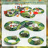 3 4 5 6 7 Playset 280+ FUNBUD Dinosaur Race Track Toys for Kids - Birthday Gifts for Boys Age Year Old, Flexible Race