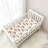 Soft Jersey Knit Crib Sheets with Fire Truck Design for Boys and Girls