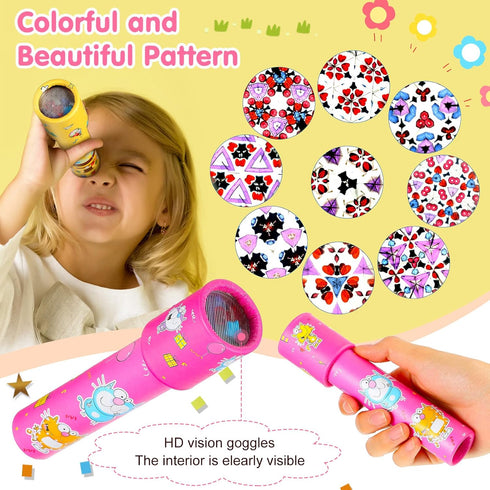 15 Pcs Classic Kaleidoscopes Kids Birthday Party Favor, Vintage Educational Toys, Stocking Stuffers, Goodie Bag Fillers