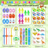 H-Style 100Pcs Easter Egg Fillers, Easter Basket Stuffers Essentials for Teens Kids- Small Toys Bulk Party Favors