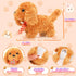 Tagitary Plush Toys Puppy Electronic Toy Dogs That Walk and Bark,Tail Wagging Fake Dog Interactive Dog Toy for Kids