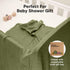 4-Pack Muslin Swaddle Blankets for Boys, Girls - Organic Baby Swaddles for Newborns, Soft & Breathable Receiving Baby