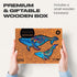 UNIDRAGON Original Wooden Jigsaw Puzzles - Milky Whales, 172 Pieces, Medium Size, Unique Gift Package