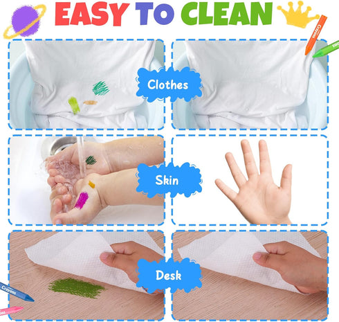 24 1-3.Washable,Non-Toxic 4-8.Easy Colors Jumbo Crayons for Toddlers Crayon for Toddlers Ages to Hold and Unbreakable