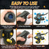 Toy Hand Grenade for CS Battle Game with 9 Foam Ammo, Green Tactical Grenade Toy for Age 14 and Up