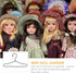 20 Pcs Doll Clothes Hanger, Metal Outfit Hanger for Doll Clothes Accessories