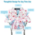 gxfcymxbd Baby,2-in-1 Shopping Cart Cover for High Chair Cover Soft,Portable, and Machine Washable,Comfortable Cotton