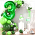 KatchOn Giant Green Number 3 Balloon - 40 Inch, Three Rex Birthday Party Decorations, Green 3 Balloon for Happy Birthday