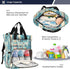 YANENDIE Backpack, Backpack Backpack Colorful Surfboards Diaper Bag Unisex Travel Baby Diaper Bags with Stroller Straps