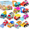 Atiger Easter Basket Stuffers for Kids Egg Fillers, 12pcs Pull Back Cars Truck