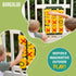Barcaloo Tic Tac Toe Spinner Activity Panel for Swing Sets, Kids Outdoor Playground Accessories, Yellow 12x19