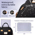 Backpack, Pack RUVALINO Diaper Bag Multifunction Travel Maternity Baby Changing Bags, Large Capacity, Waterproof, Black