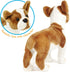 VIAHART Bobby The Boston Terrier Boxer Plush, 14.5 Inch Large Dog Stuffed Animal by TigerHart Toys
