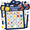 Leezead Space Bingo Game, 24 Players Outer Space Bingo Cards for Birthday Party