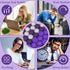 PARTY TONIGHT 6PCS Silicone Magnetic Balls, Fidget Toys for Adults & Teens, Stress Balls Sensory Toy, Quiet Magnet Desk