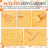 Set Soulchen Zen Garden Kit for Desk Decor Christmas Sand Zen Garden Gifts Mini Sandbox with Black Wooden Tray, Sand